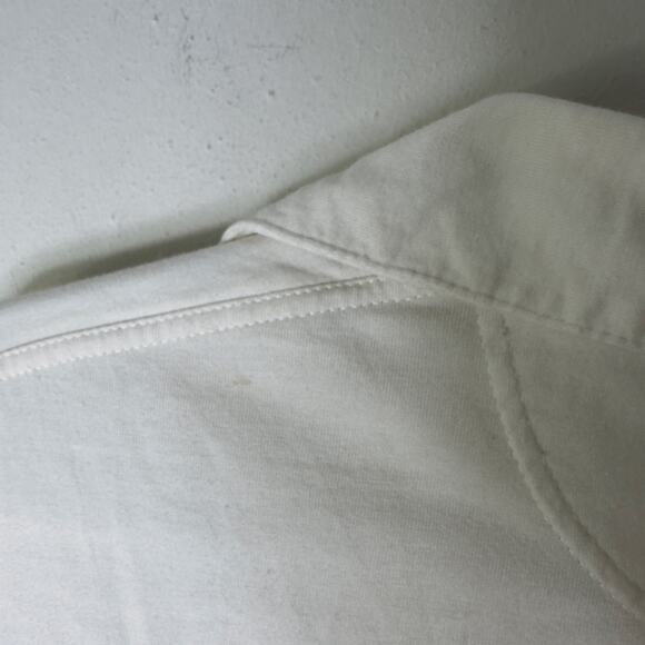 Vintage Alfa‎ Romeo Polo Shirt Men's Medium White Rugby Long Sleeve Racing Car - Picture 11 of 12